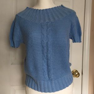 Cropped sweater- off the shoulder-size small